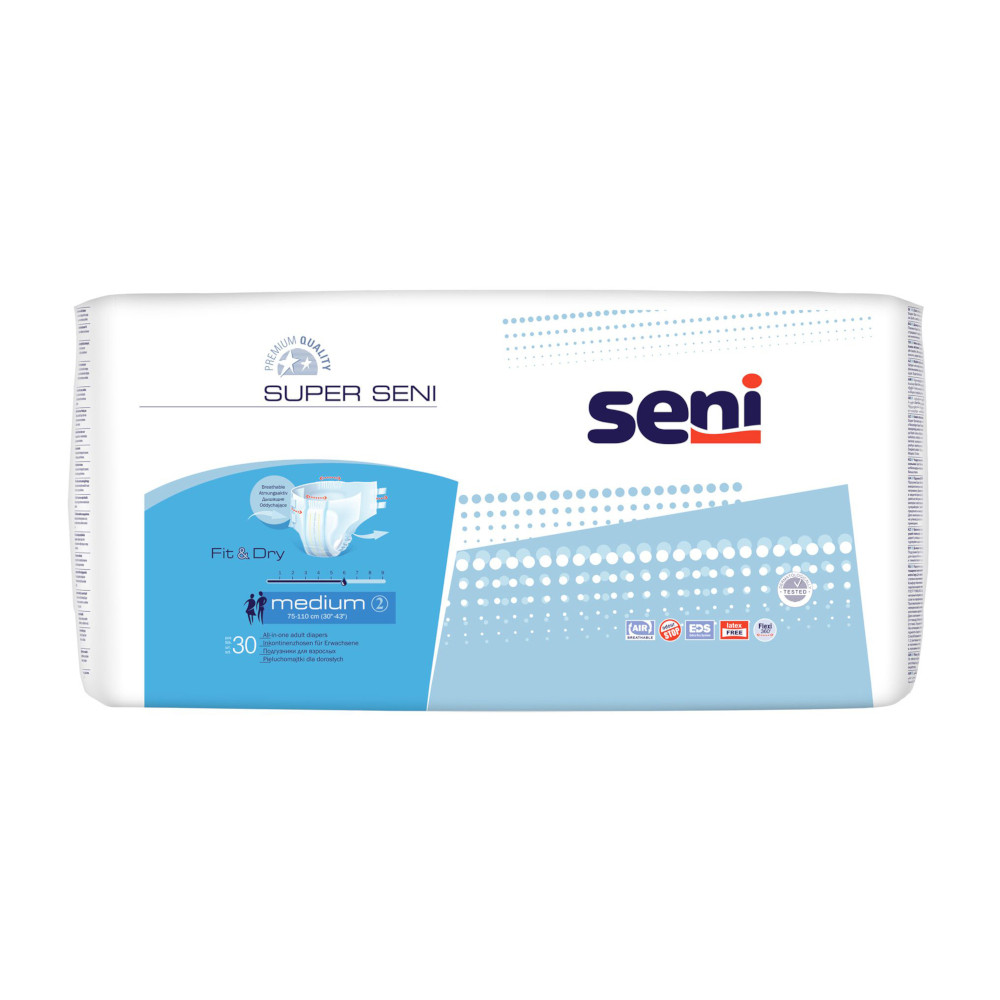 SUPER SENI Gr.2 M Inkontinenzhose f.Erw. 30 St