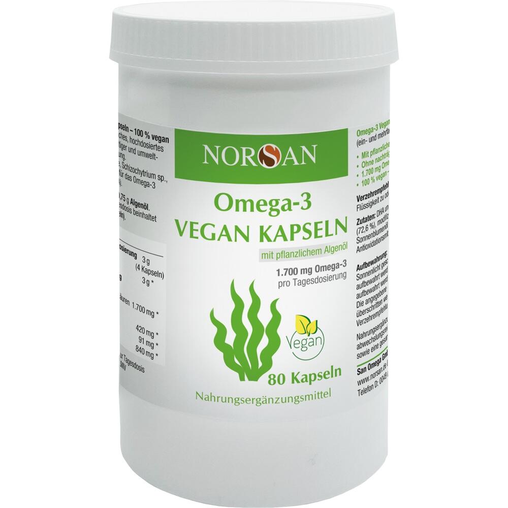 NORSAN Omega-3 VEGAN  80 St Kapseln