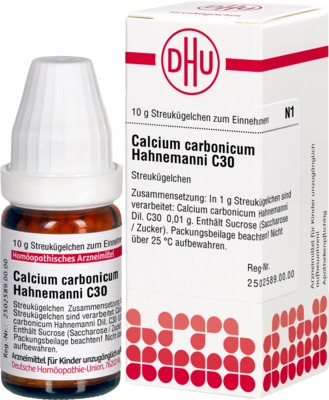 CALCIUM CARBONICUM Hahnemanni C 30 Globuli 10 g Globuli
