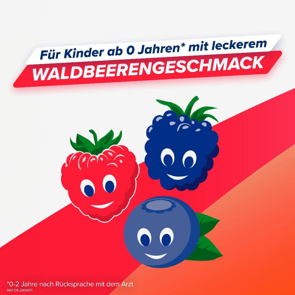 MUCOSOLVAN Kindersaft - Schleimlöser bei Husten 250 ml Lösung zum Einnehmen