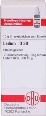 LEDUM D 30 Globuli 10 g Globuli
