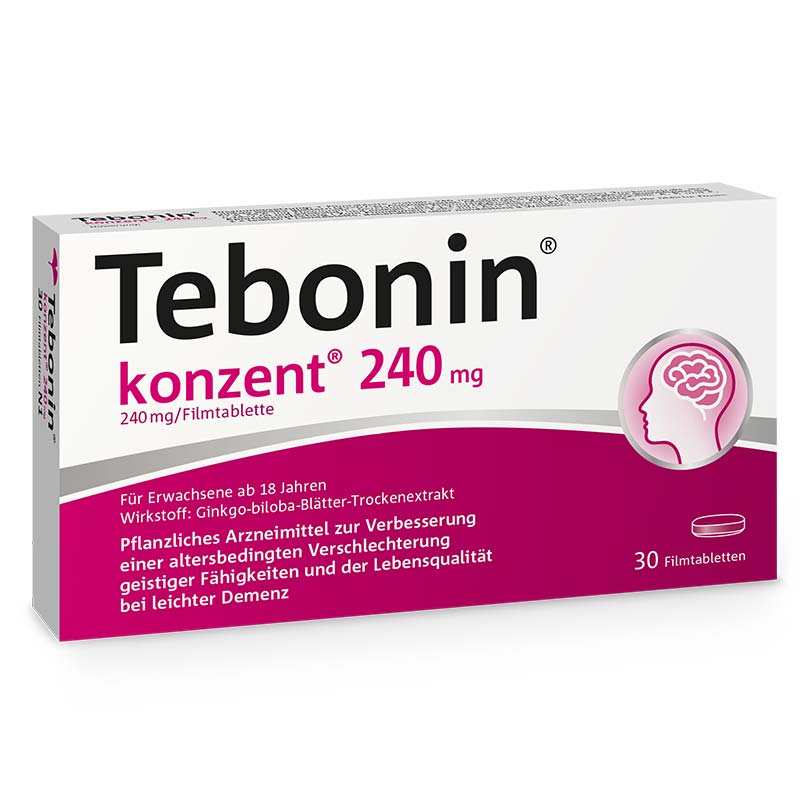 Tebonin konzent 240 mg 30 St Filmtabletten