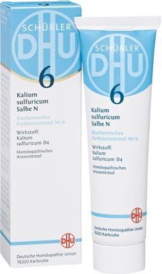 DHU Nr. 6 Kalium sulfuricum N D 4 Salbe 50 g Salbe