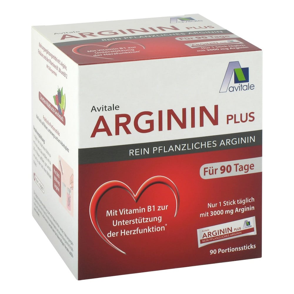 Avitale ARGININ Plus mit Vitamin B1 90X5.9 g Pulver
