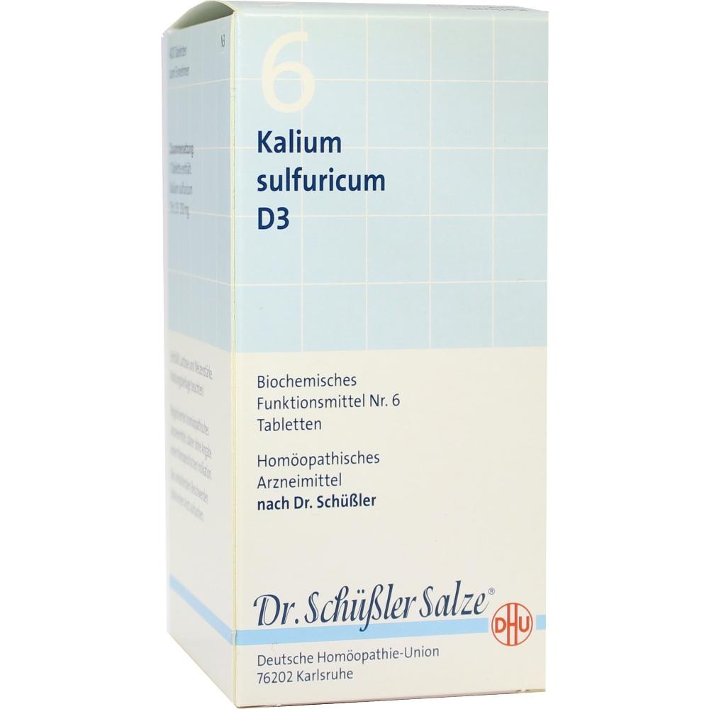 BIOCHEMIE DHU 6 Kalium sulfuricum D 3 Tabletten 420 St Tabletten