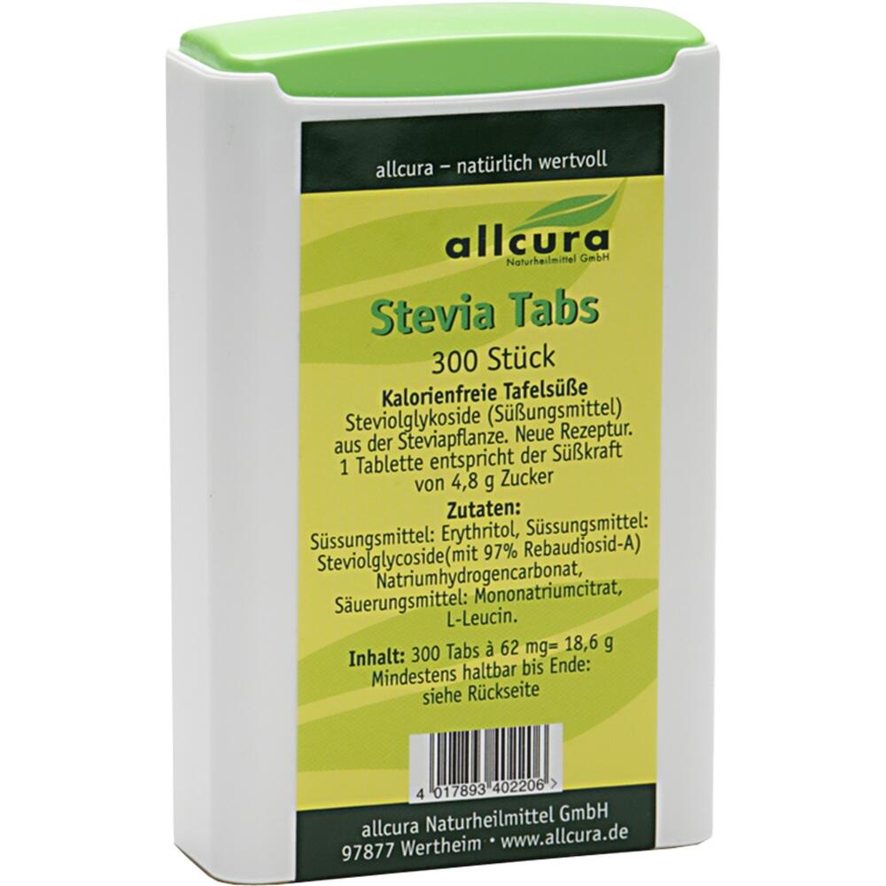 allcura Stevia Tabs 300 St Tabletten