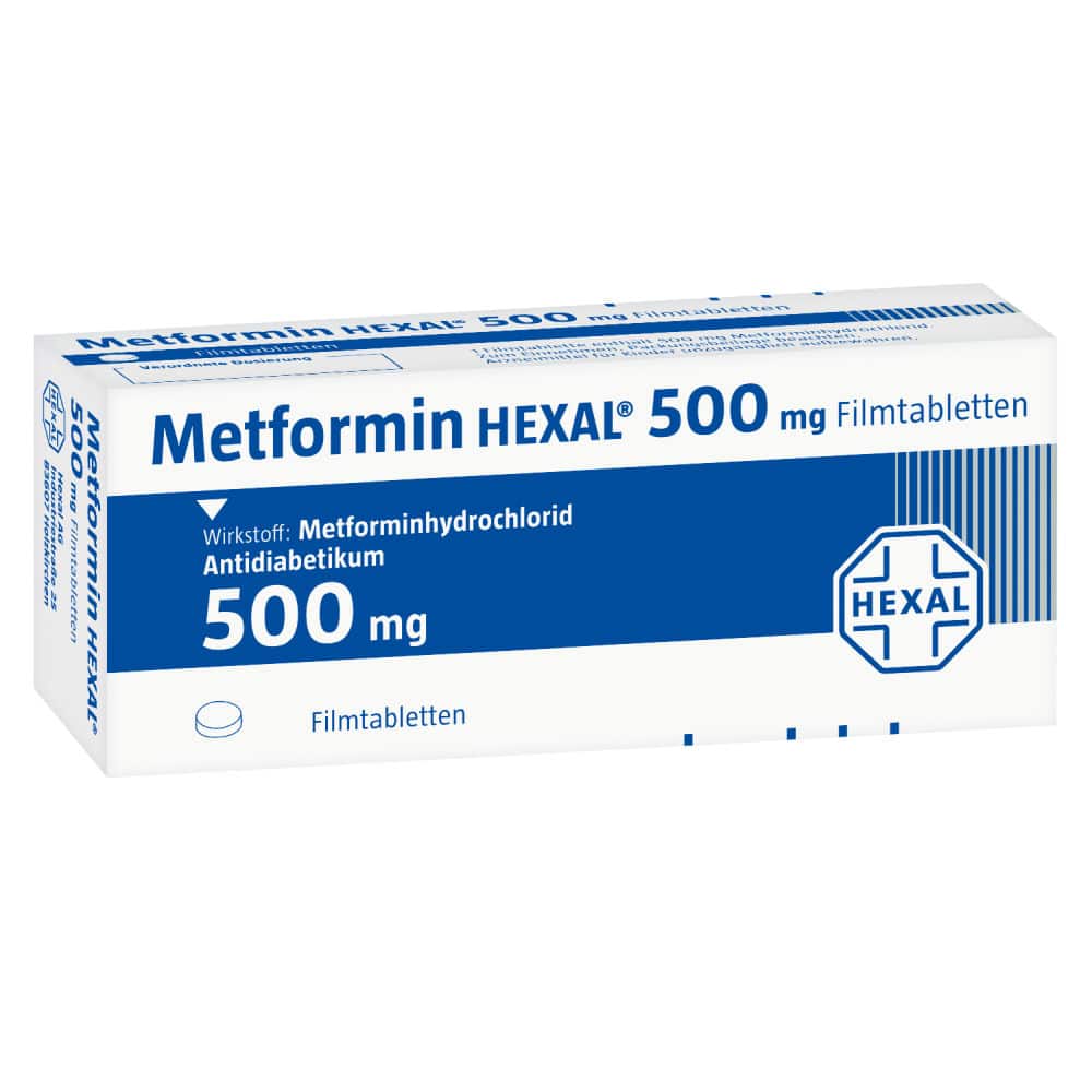 Metformin HEXAL 500mg 180 St Filmtabletten