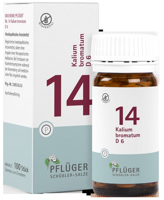 Schüßler-Salz Nr. 14 Kalium bromatum D6 100 St Tabletten