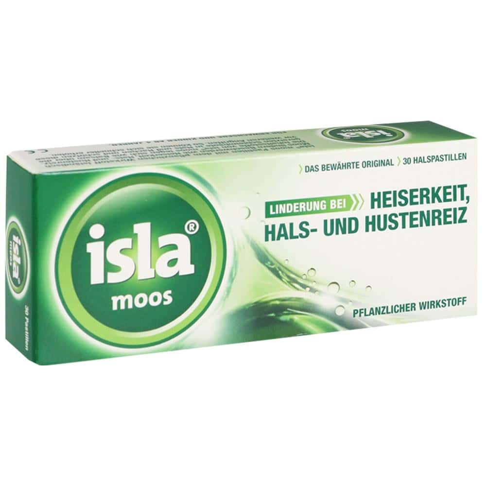 isla moos Halspastillen 30 St Pastillen