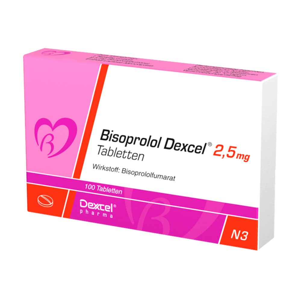 Bisoprolol Dexcel 2,5mg 100 St Tabletten