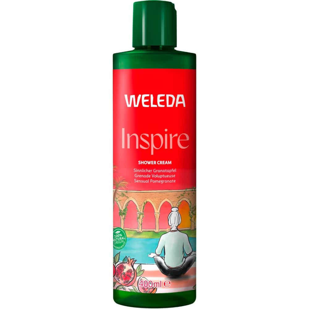WELEDA Inspire SHOWER CREAM Granatapfel 400 ml Duschgel