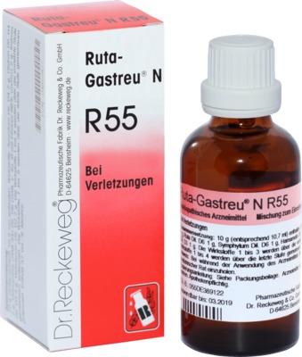 RUTA GASTREU N R 55 Tropfen zum Einnehmen 50 ml Mischung