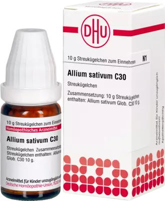 ALLIUM SATIVUM C 30 Globuli 10 g Globuli