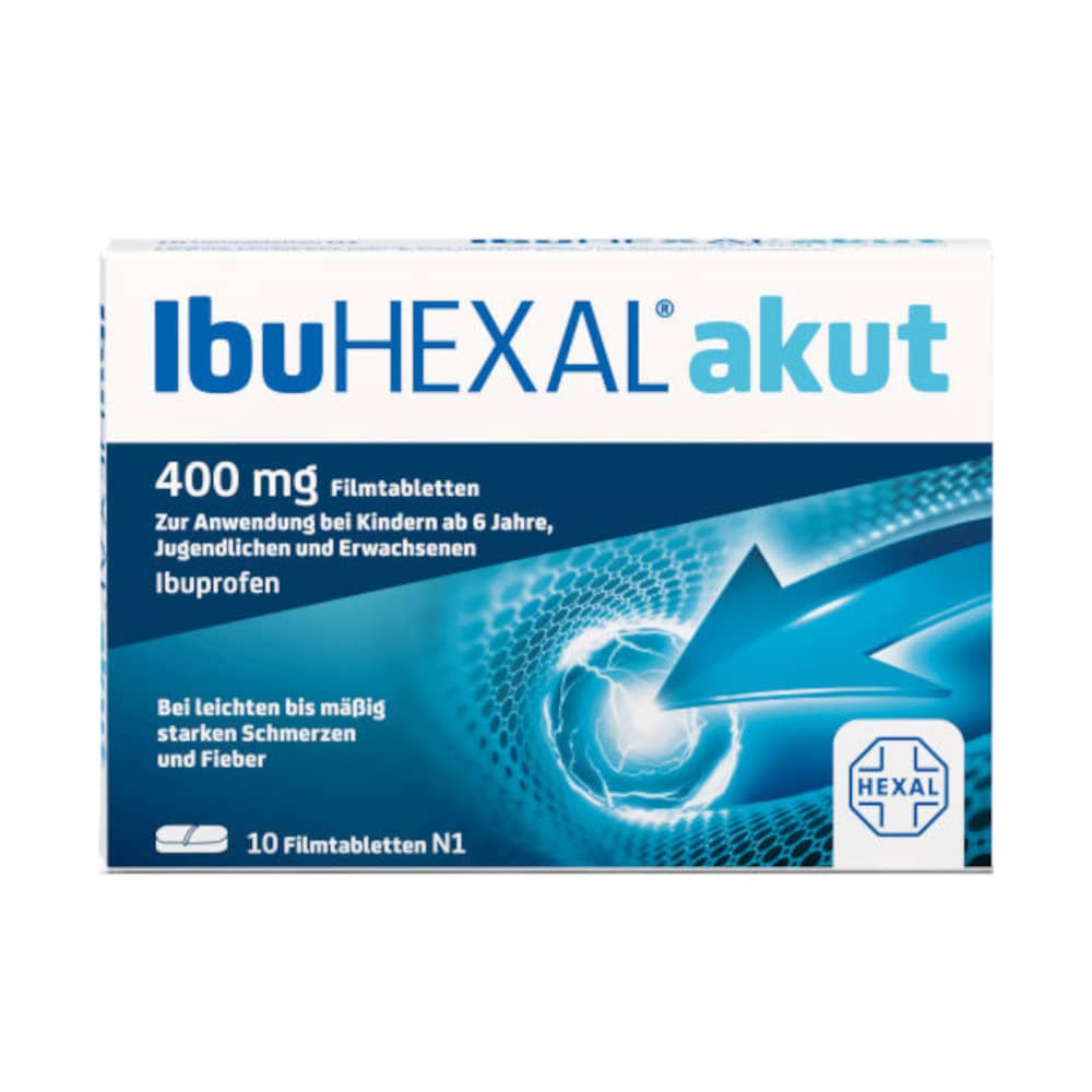 IbuHEXAL akut 400mg 10 St Filmtabletten