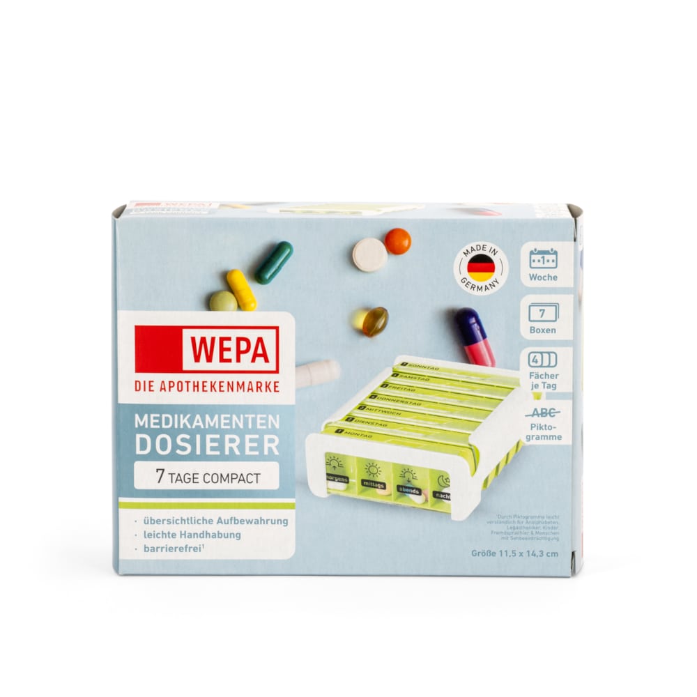 WEPA 7 Tage Compact Wochenmagazin weiß/grün 1 St