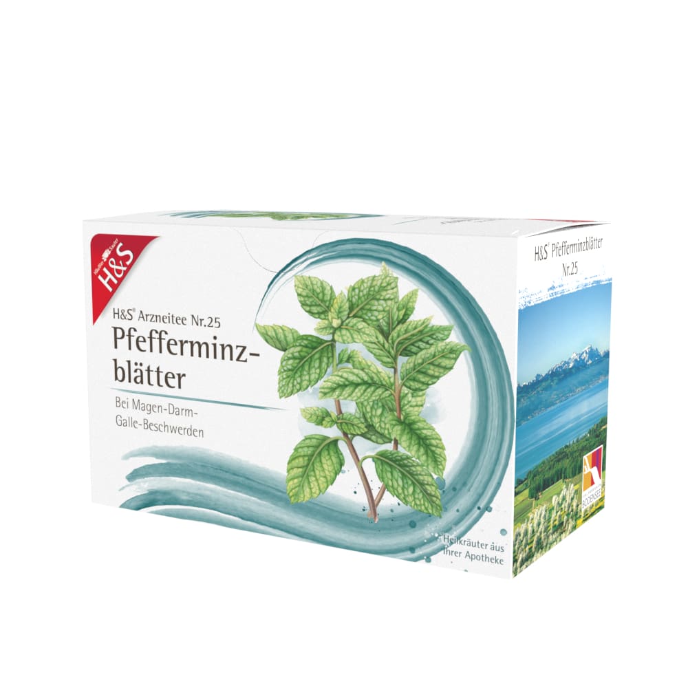 H&S Arzneitee Pfefferminzblätter 20X1.5 g Filterbeutel