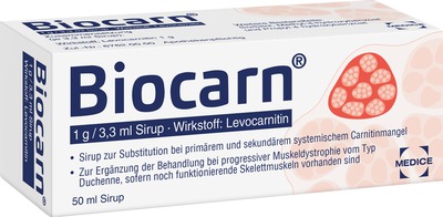 Biocarn Sirup bei Carnitinmangel  50 ml Sirup