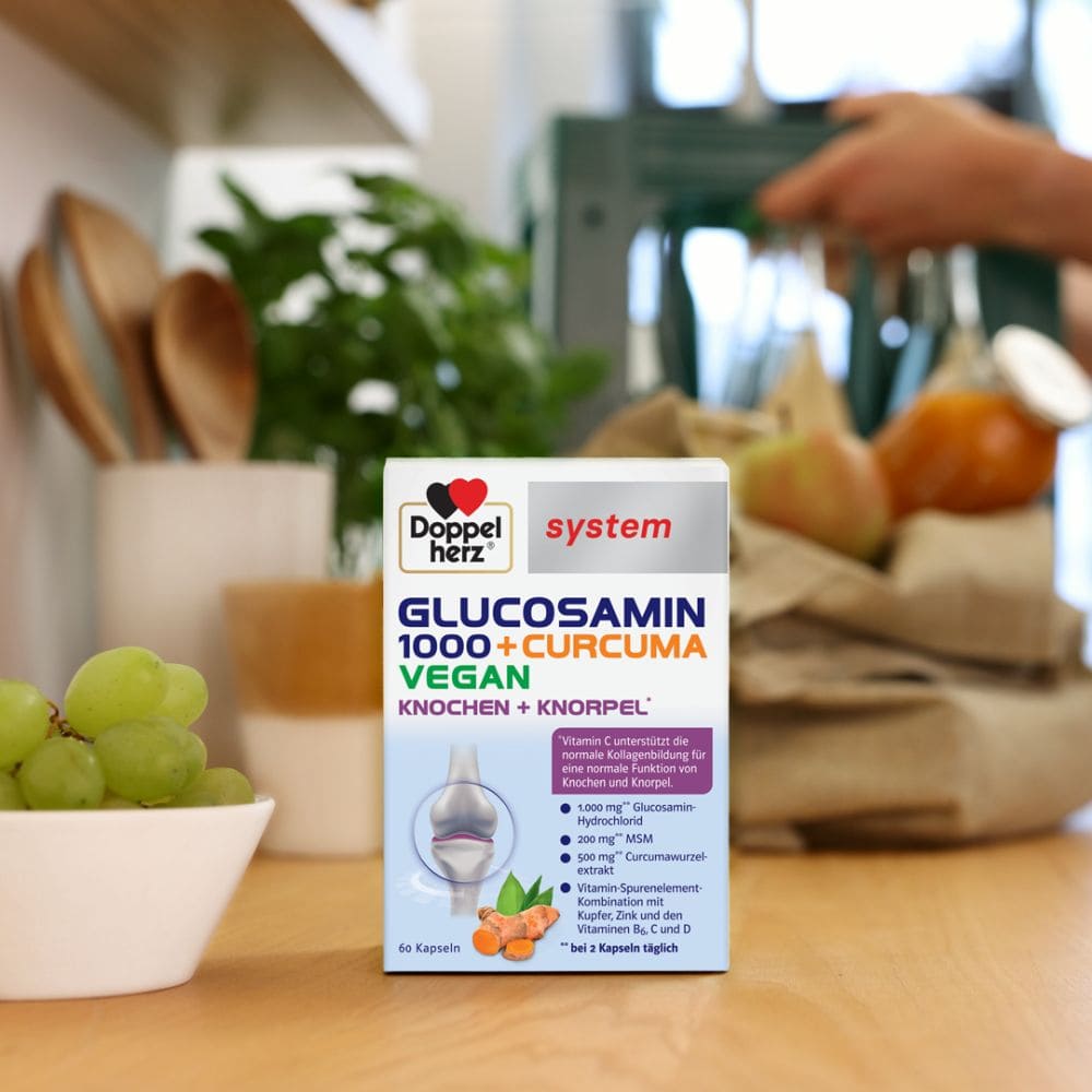 Doppelherz system GLUCOSAMIN 1000 + CURCUMA  60 St Kapseln