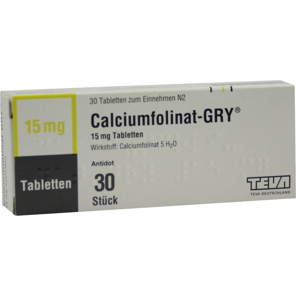 CALCIUMFOLINAT GRY 15 Tabletten 30 St Tabletten