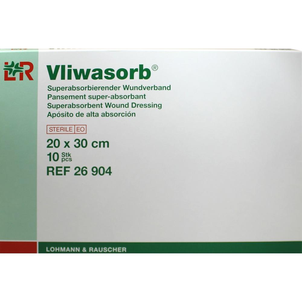 VLIWASORB superabsorb.Saugkomp.20x30 cm steril 10 St Verband
