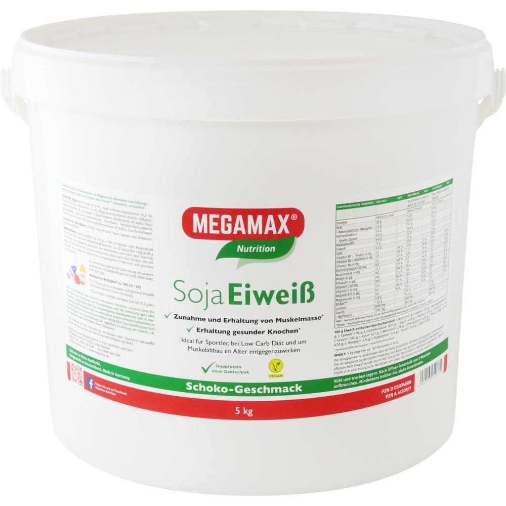 MEGAMAX Soja Eiweiß Schoko Pulver 5 kg Pulver