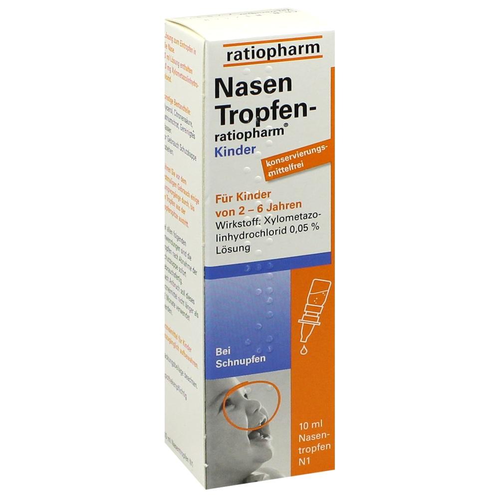 NasenTropfen-ratiopharm Kinder 10 ml Nasentropfen
