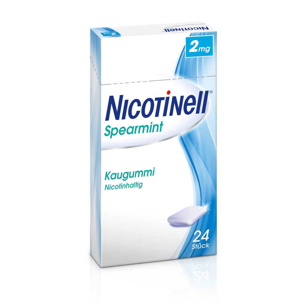 Nicotinell 2mg Spearmint 24 St Kaugummi