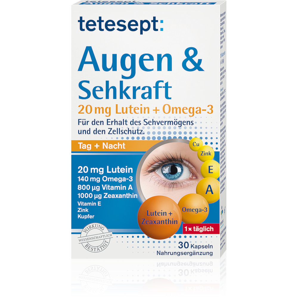 tetesept Augen & Sehkraft 30 St Kapseln