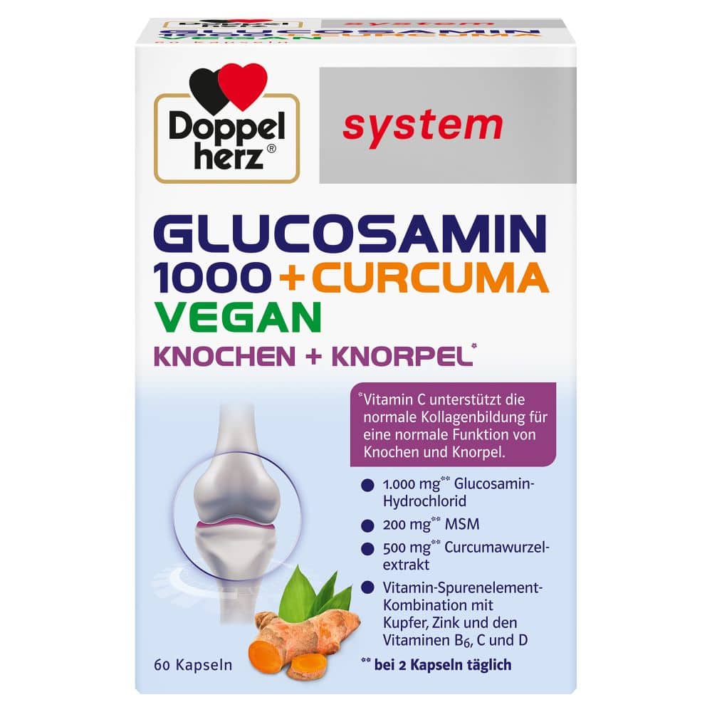 Doppelherz system GLUCOSAMIN 1000 + CURCUMA  60 St Kapseln