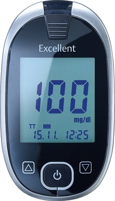 GLUCO CHECK Excellent Blutzuckermessgerät Set mg/dl 1 St