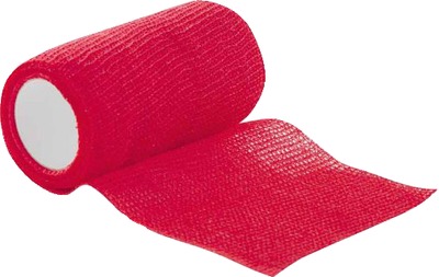 DRACOELFI haft color Fixierbinde 6 cmx4 m rot 1 St Binden