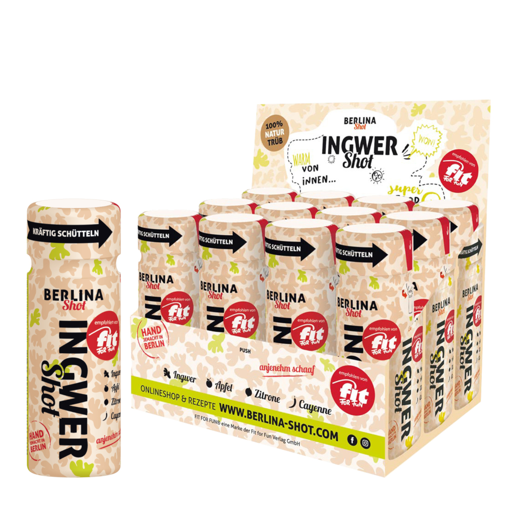 BERLINA INGWER Shot 12X60 ml Trinkampullen