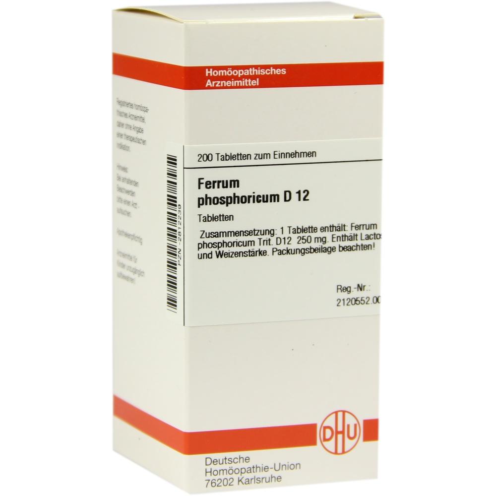FERRUM PHOSPHORICUM D 12 Tabletten 200 St Tabletten