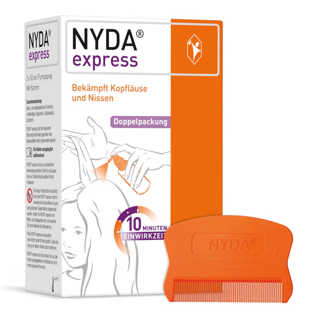 NYDA express  2X50 ml Pumplösung