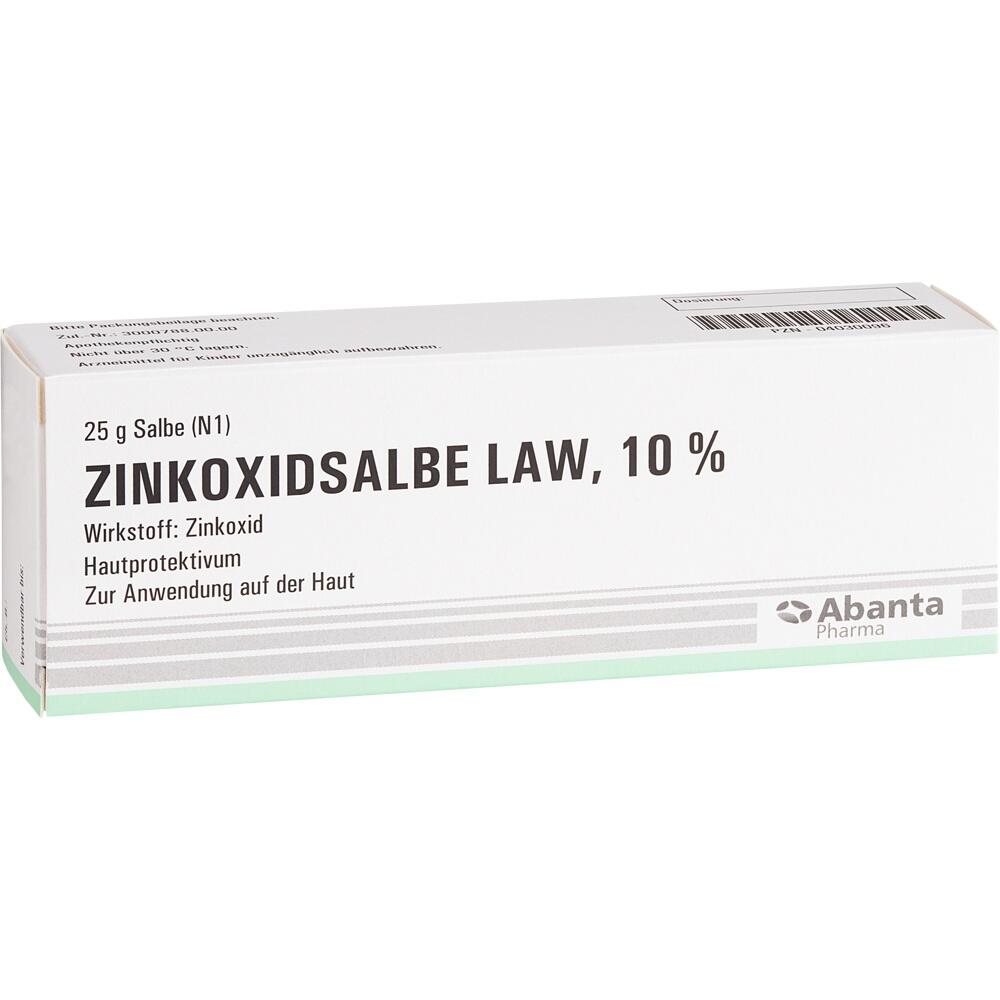 ZINKOXID Salbe LAW 25 g Salbe