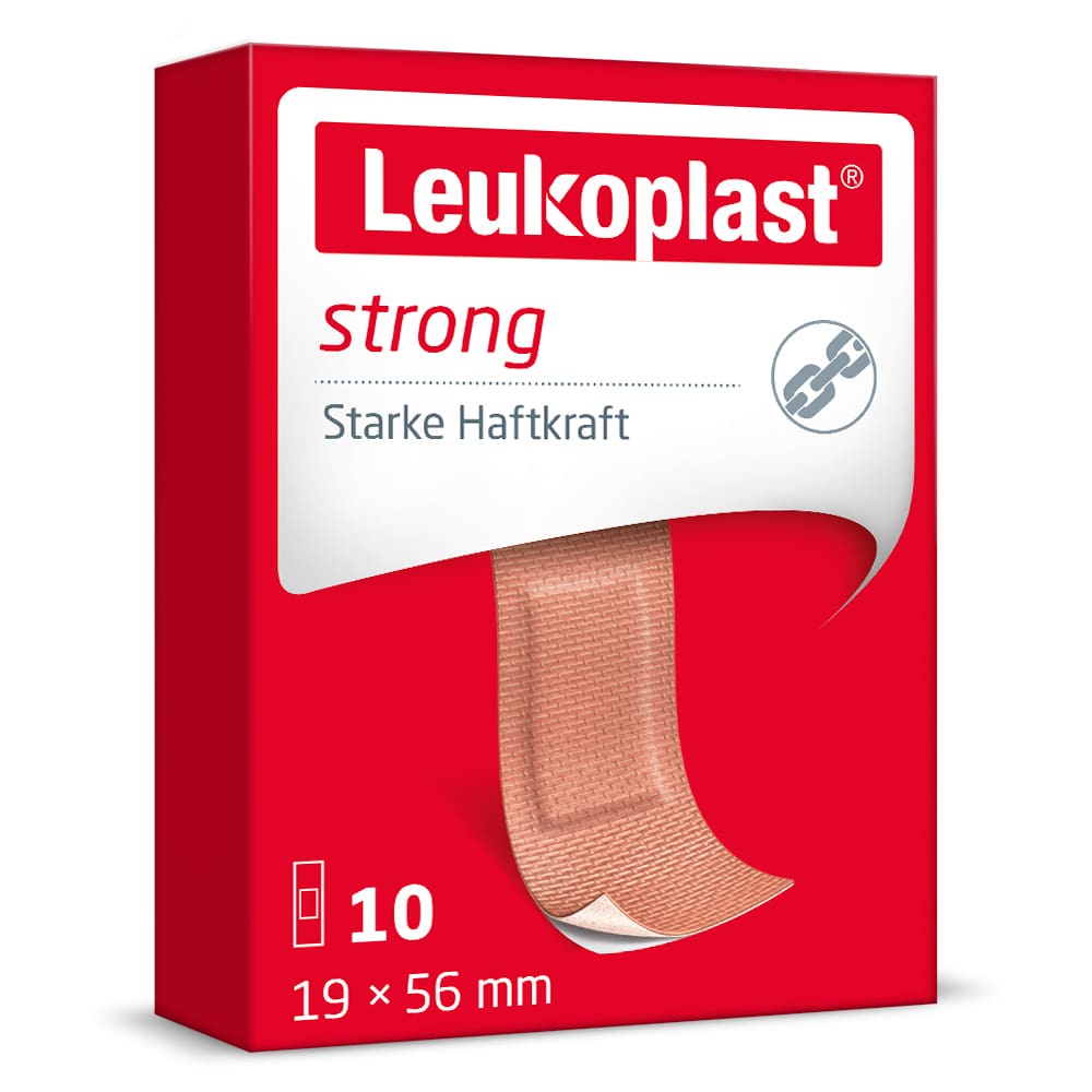 Leukoplast Strong 19 mm x 56 mm 10 St Pflaster