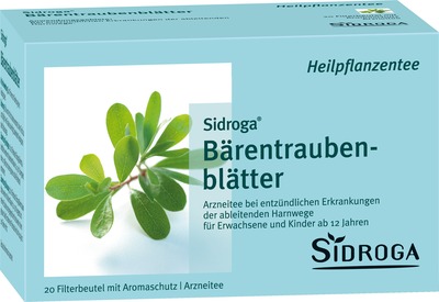SIDROGA Bärentraubenblätter 20X2.0 g Tee