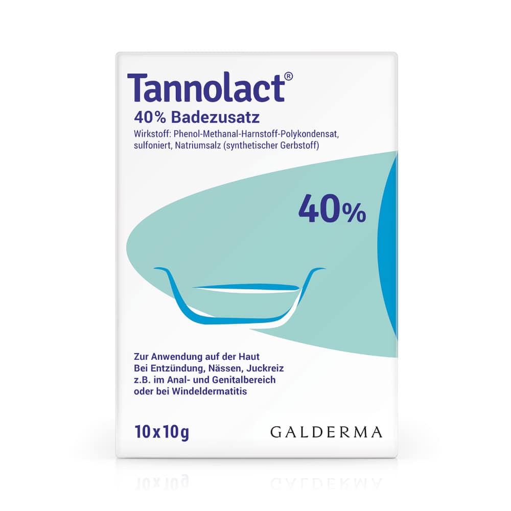 Tannolact 40% Badezusatz Beutel 10X10 g Bad