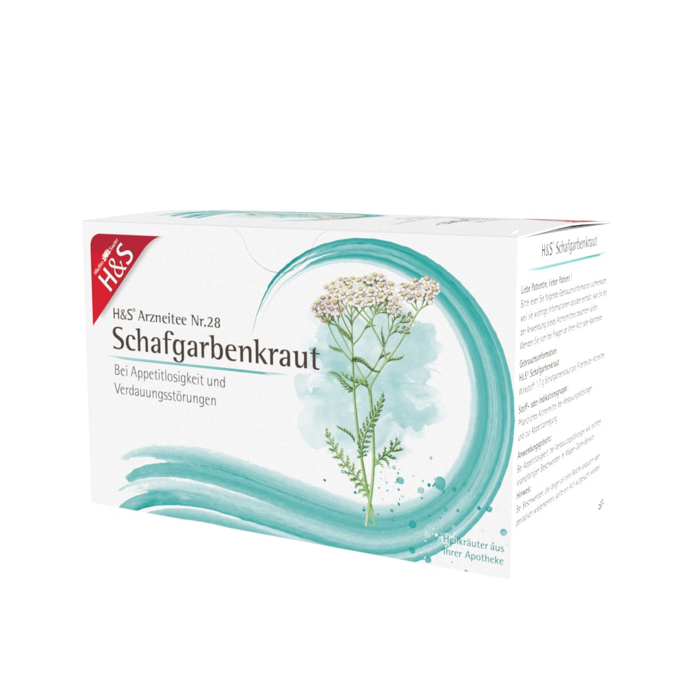 H&S Arzneitee Schafgarbenkraut 20X1.7 g Filterbeutel