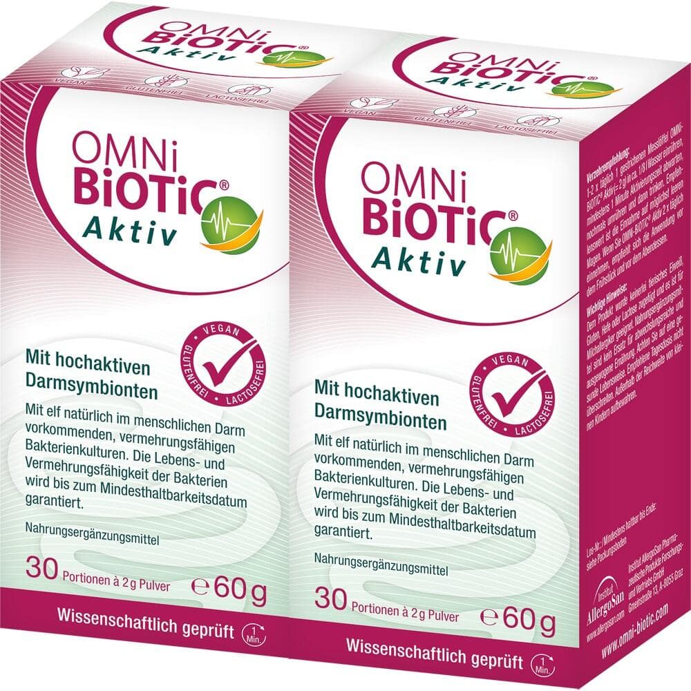 OMNi-BiOTiC Aktiv 2X60 g Pulver