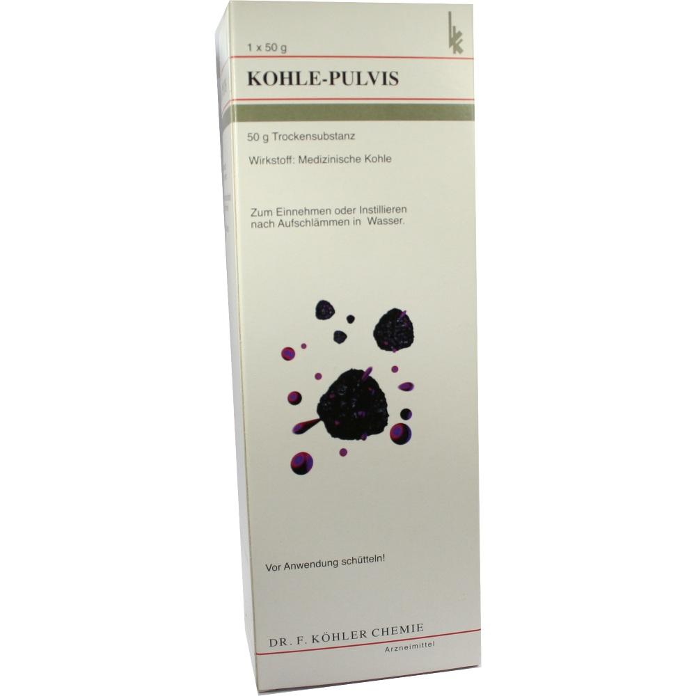 Kohle Pulvis ohne Magensonde 50 g Pulver