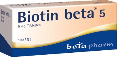 BIOTIN BETA 5  100 St Tabletten