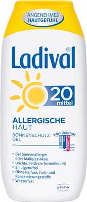Ladival ALLERGISCHE HAUT LSF 20 200 ml Gel