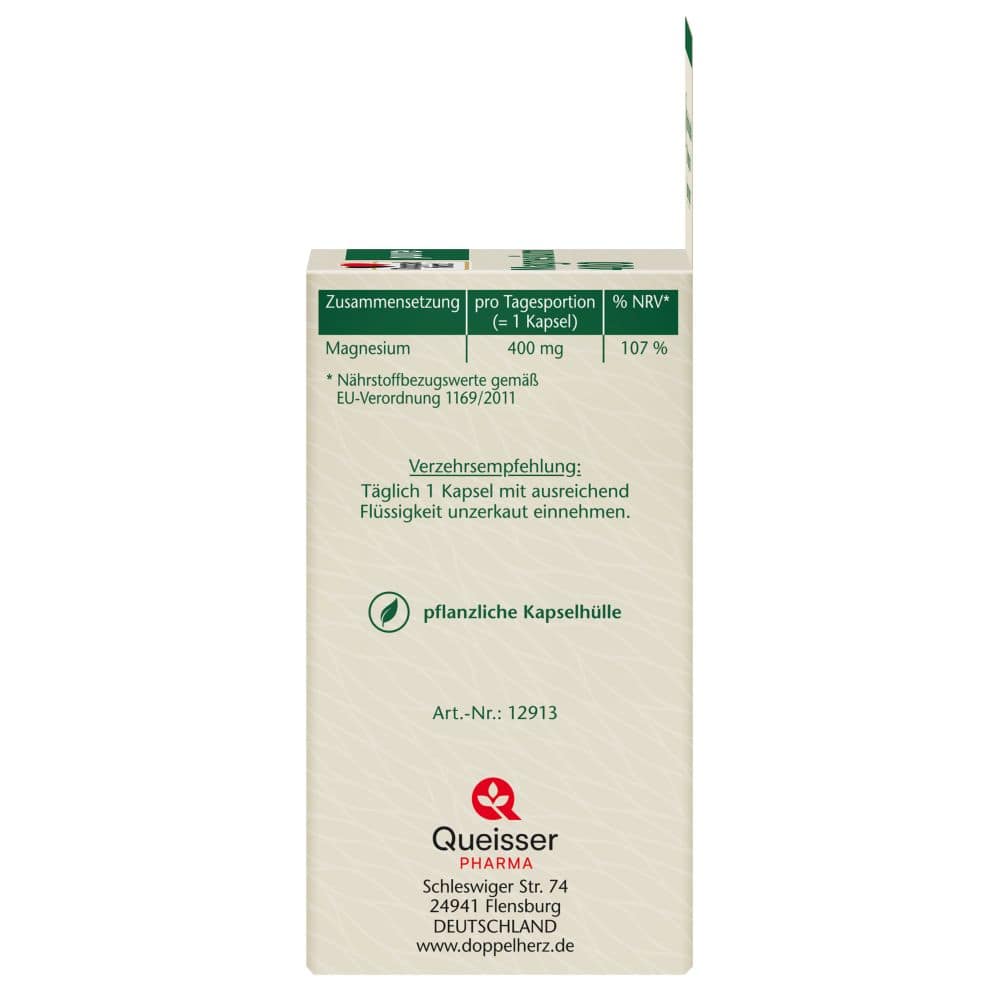 Doppelherz pure Magnesium 400  60 St Kapseln