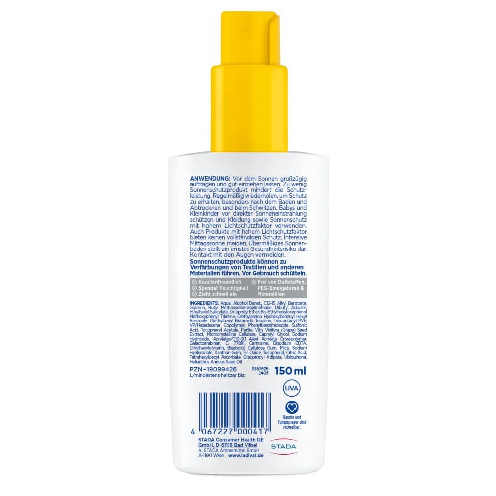 Ladival Trockene Haut Sonnenschutz-Spray LSF 30 150 ml Spray