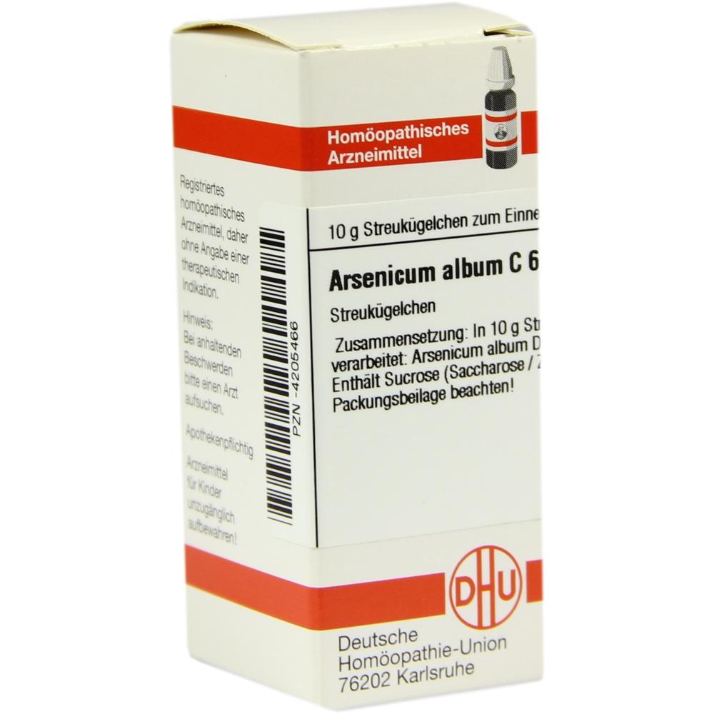 ARSENICUM ALBUM C 6 Globuli 10 g Globuli