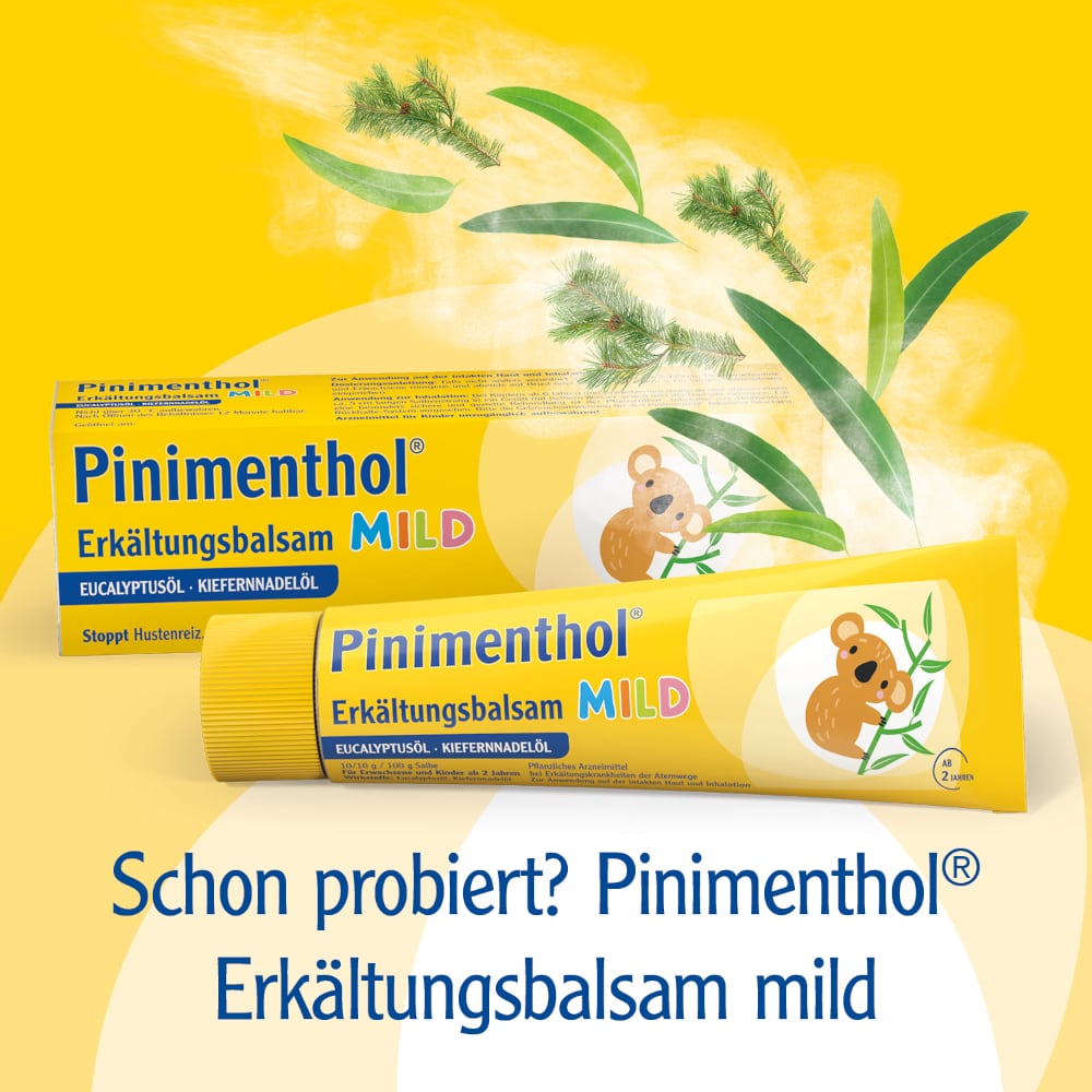 Pinimenthol Erkältungsbad für Kinder ab 2 Jahren - mit Eucalyptusöl 190 ml Bad