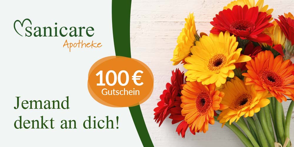 Sanicare Geschenkgutschein 100 Euro 1 St