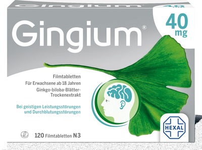 Gingium 40mg 120 St Filmtabletten