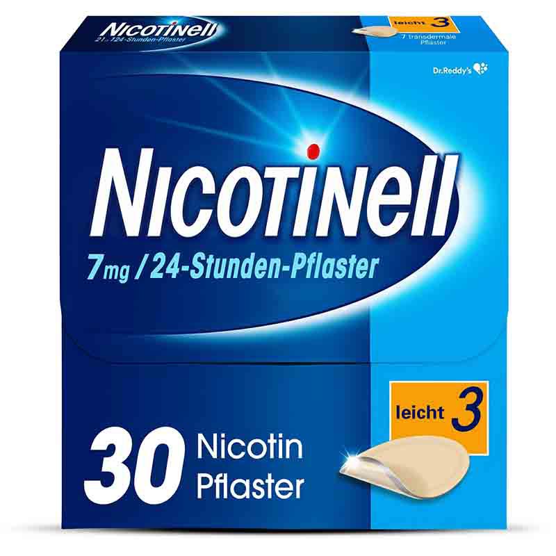 NICOTINELL 7 mg/24-Stunden-Pflaster leicht 30 St Pflaster transdermal